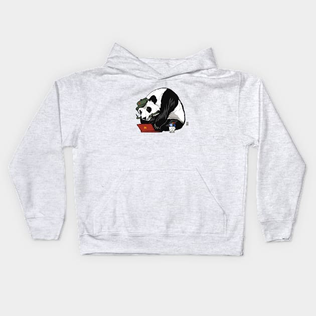 Agent Panda Kids Hoodie by Thomcat23